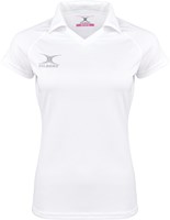 Gilbert maglia netball donna sportiva W 6 bianca traspirante