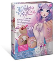Nebulous Stars set creativa tatuaggi e unghie per bambini - fantasy
