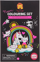 Tiger Tribe set colorazione neon unicorni e amici scatola creativa bambini
