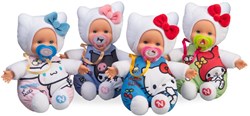 Bambola morbida Nenuco Hello Kitty 15cm giocattolo coccoloso