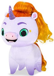 Basic Fun peluche narvalo Ollie 30cm - morbido giocattolo peluche