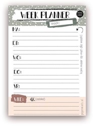 Pepermints blocco note planner settimanale accessorio da scrivania