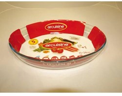 Pyrex teglia forno vetro ovale 35x24 cm trasparente cucina