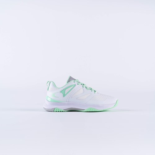 Gilbert scarpe sportive netball bianco menta taglia 43-44 adulti