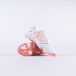 Gilbert scarpe sportive netball taglia 43-44 bianco corallo adulti