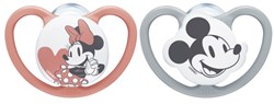 Nuk Space Disney succhietti in silicone 2 pezzi 18-36 mesi Minnie