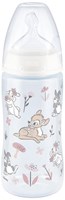 Biberon Nuk collo largo controllo temperatura 300ml Bambi 0-6m