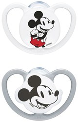 Nuk succhietto silicone 6-18 mesi Mickey design arioso