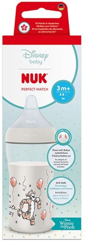 Biberon Nuk Disney Tigger 260ml anti-colica senza BPA 3M+-2
