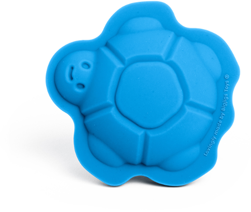 Bigjigs Personaggio blu oceano Stampi per sabbia-3