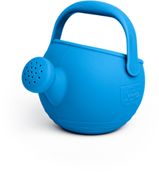 Bigjigs annaffiatoio in silicone - Blu oceano - giocattolo sostenibile