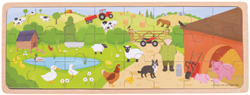 Puzzle Bigjigs Nella fattoria