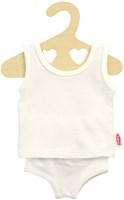Heless biancheria intima per bambole bianca 28-35 cm - set in jersey elastico