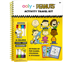 Ooly Ooly - OOLY x Peanuts: Snoopy Activity  Travel Kit with Double Ended Markers