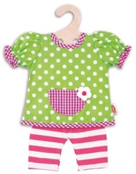 Heless abbigliamento per bambole vestito con leggings 28-35cm - outfit bambola