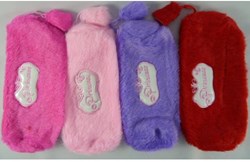 Astuccio in peluche morbido e colorato 20x7 cm per scuola e creatività