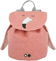 Trixie zaino MINI - zainetto impermeabile scuola Mrs. Flamingo rosa