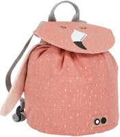 Trixie zaino MINI - zainetto impermeabile scuola Mrs. Flamingo rosa-3