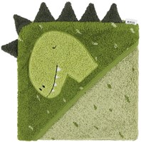 Trixie accappatoio con cappuccio cotone bio 75x75cm Mr. Dino neonato