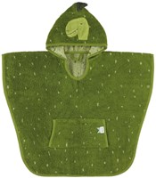 Trixie poncho bambini Mr. Dino - morbido accappatoio cotone verde