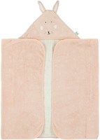Trixie accappatoio con cappuccio cotone biologico 70x130cm Mrs. Rabbit rosa