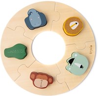 Trixie puzzle in legno forme - puzzle rotondo animali legno FSC educativo