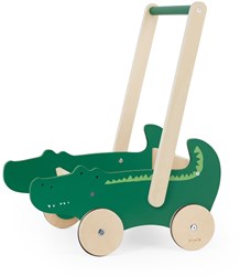 Trixie carrello in legno da spingere - girello Mr. Crocodile legno FSC
