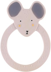 Trixie anello dentizione gomma naturale Mrs. Mouse - giocattolo sicuro per bebè