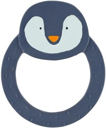 Trixie anello dentizione gomma naturale giocattolo Mr. Penguin blu
