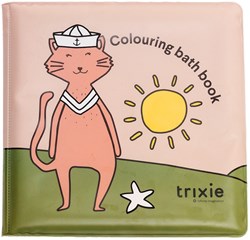 Trixie libro da bagno libro da colorare Mrs. Cat e i suoi amici cartone rosa