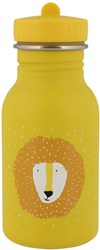 Trixie Bottiglia termica - Borraccia in acciaio inox per bambini - Mr. Lion - 350ml - Gialla - Antigoccia
