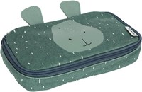 Trixie astuccio rettangolare - Mr. Hippo - portapenne verde per bambini
