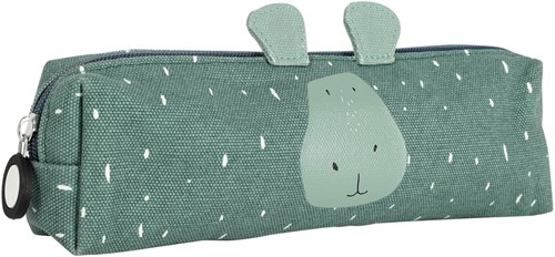 Trixie astuccio lungo - Mr. Hippo - portapenne verde per bambini