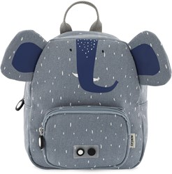 Trixie zaino blu - borsa scuola piccola Mrs. Elephant idrorepellente