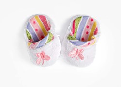 Heless pantofole per bambole bianche con farfalla per bambola 35-45 cm