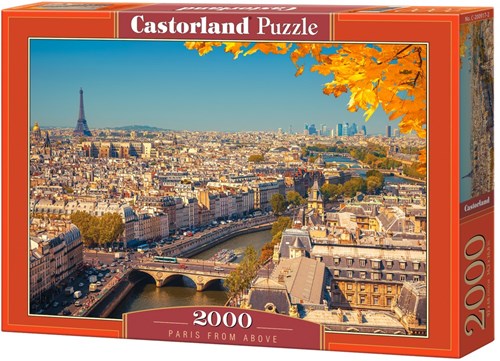 Castorland puzzle Parigi panoramico - 2000 pezzi-2