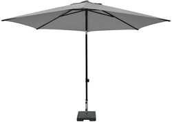 Parasol ELBA PUSH-UP 300cm licht grijs