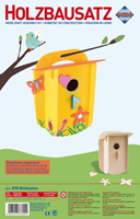Pebaro kit di costruzione in legno casetta per uccelli - set creativo per bambini