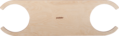 Pedalo giocattolo equilibrio blocco impilabile in legno extra largo multicolore