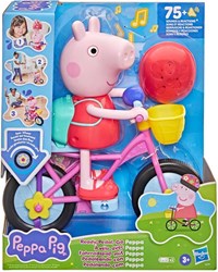 Hasbro Peppa Pig set bicicletta con figura interattiva e accessori