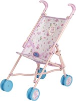 HTI passeggino Peppa Pig - carrozzina bambole - pieghevole - rosa - giocattolo