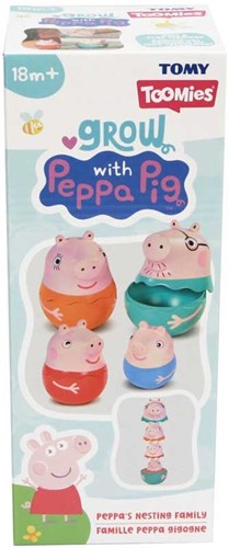 Toomies famiglia impilabile Peppa Pig - giocattolo educativo - Peppa