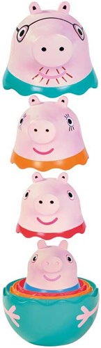 Toomies famiglia impilabile Peppa Pig - giocattolo educativo - Peppa-2