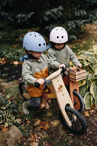 Kinderfeets Casco per bambini per ciclismo / casco per bicicletta per bambini - Argento salvia opaco-3