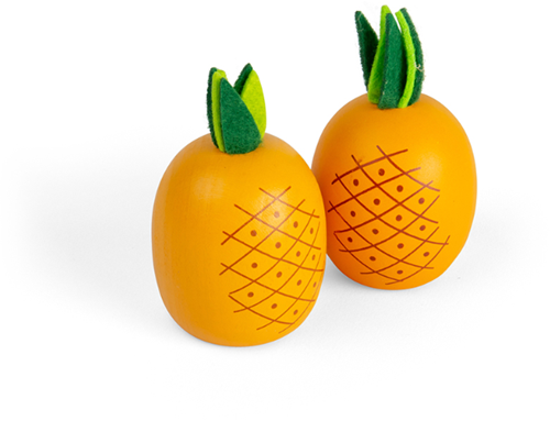 BigJigs giocattolo in legno ananas - giocattolo educativo per bambini