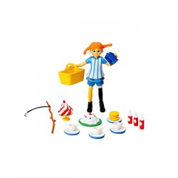 Kinderboeken set accessori Pippi Calzelunghe ora del tè 19 pezzi