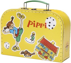 Kinderboeken valigia gialla Pippi Calzelunghe 25 cm giocattolo