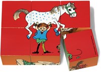 Kinderboeken Pippi Calzelunghe puzzle a blocchi - blocchi puzzle colorati giocattolo-2
