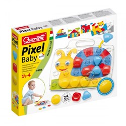 Quercetti giocattolo mosaico Pixel Baby basic 24 pezzi colorato