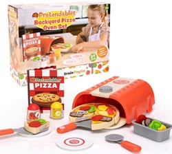 Fat Brain Toys set pizza giocattolo - gioco educativo di ruolo per bambini